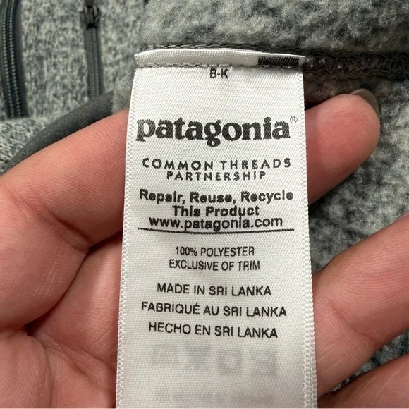 Men’s Patagonia Stonewash Better Sweater Fleece Vest Size XL - Picture 4 of 6